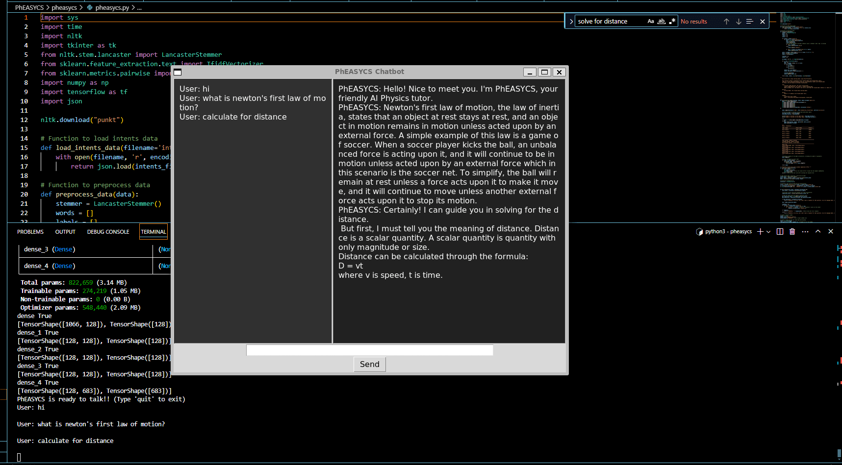 PhEASYCS — Physics tutoring bot